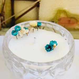 Vela Aromática/Perfumada em Mini Bowl De Cristal