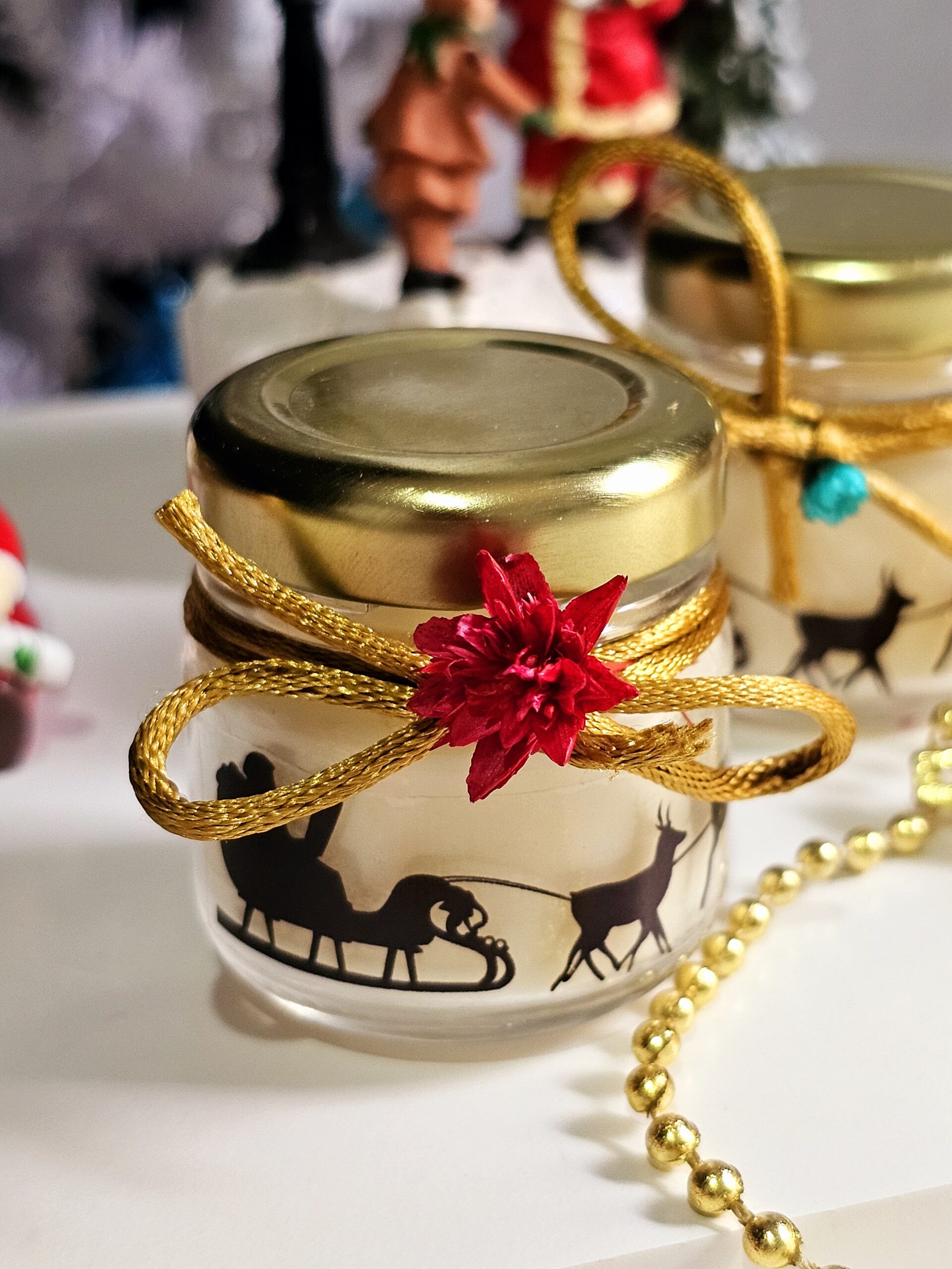 Lembrancinha Natalina Papai Noel Trenó