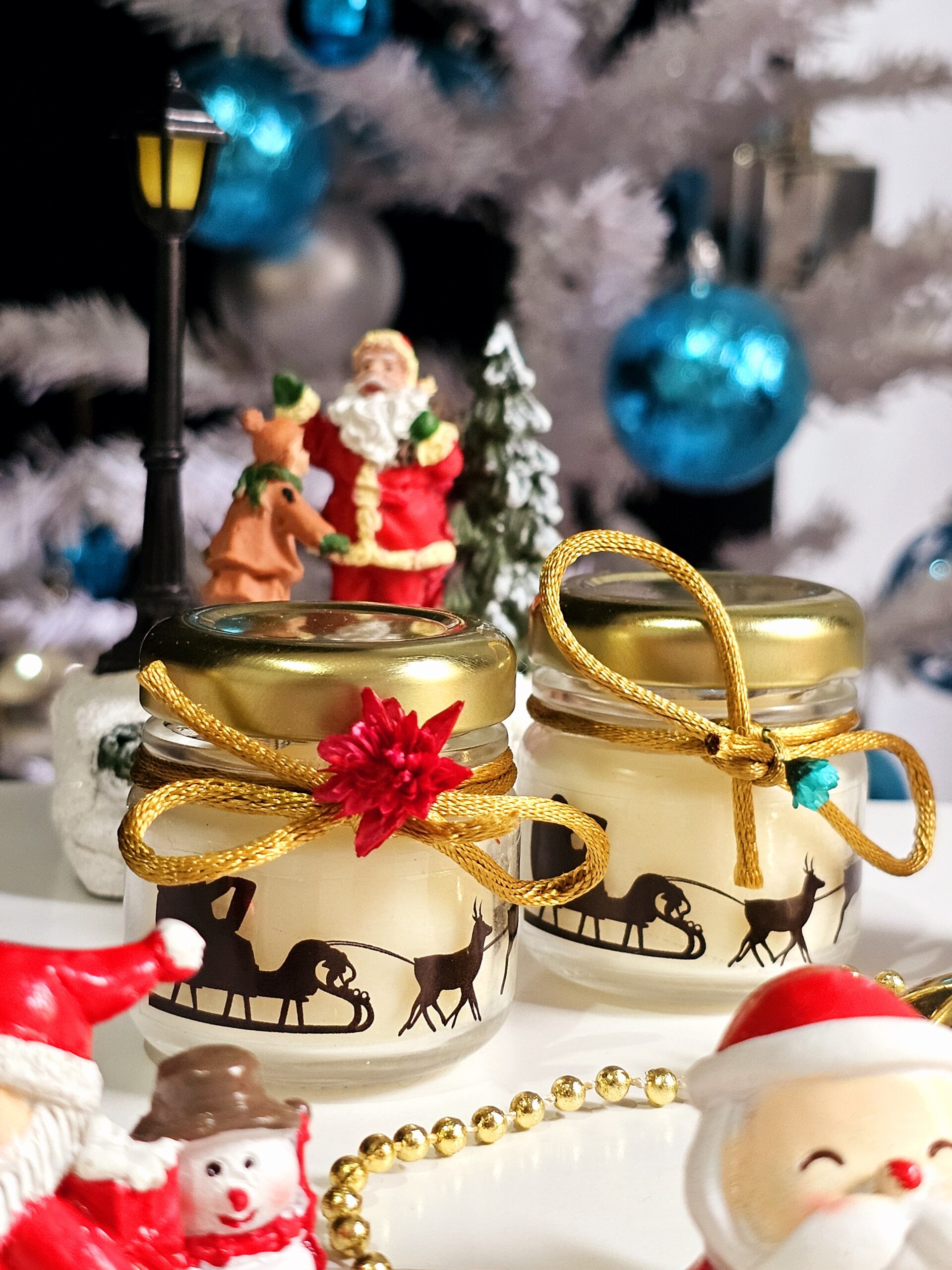 Lembrancinha Natalina Papai Noel Trenó - Imagem 2